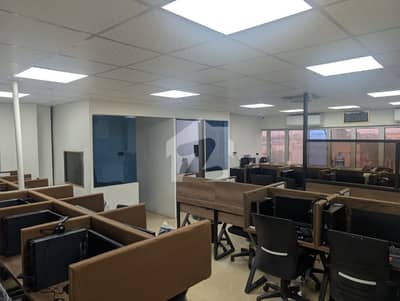 Semi Furnished Office Available For Rent At Main Shahra E Faisal