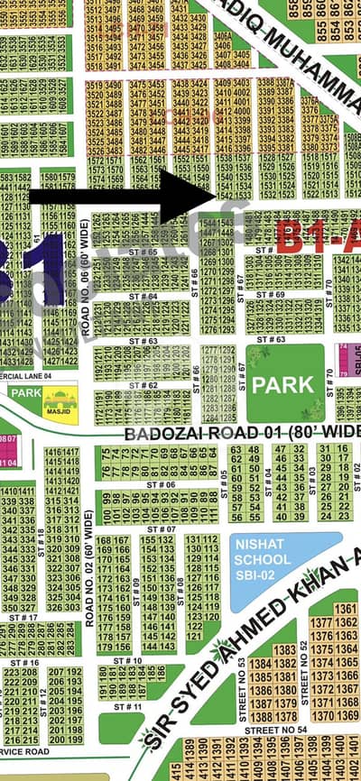 10 Marla B1 Prime Location Corner Plot Available