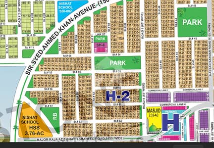 Spacious 1 Kanal Plot Build Your Luxurious Lifestyle Plot Sector H in DHA MULTAN PHASE- 1