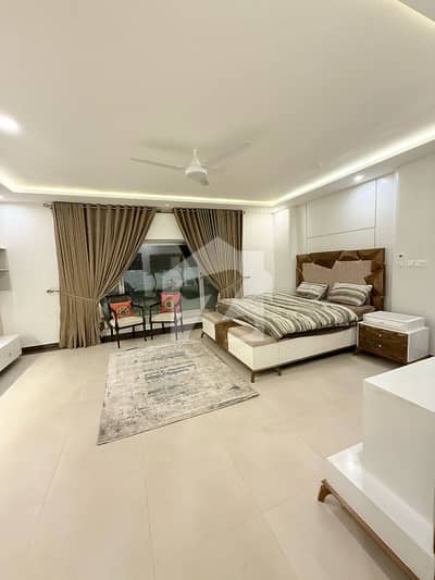 FURNISHED FARMHOUSE GROUND PORTION AVAILABLE FOR RENT AT PRIME LOCATION OF GULBERG GREENS