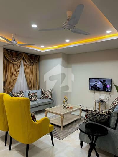 E11 Two Masters Bedrooms Fully Luxurious Furnished Apartment Available For Rent