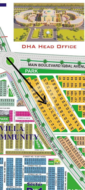 DHA-2 Kanal Plot Available For Sale