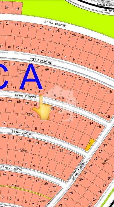 One Kanal Outclassed 100% Solid Plot For Sale