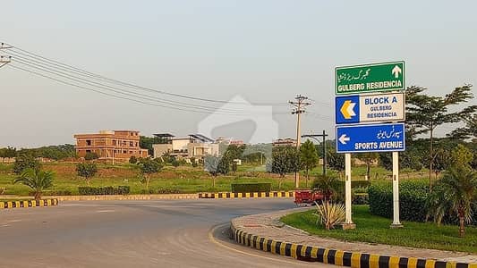 7 Marla Premium Plot For Sale In Gulberg Residencia Block I Prime Location Near Main Boulevard