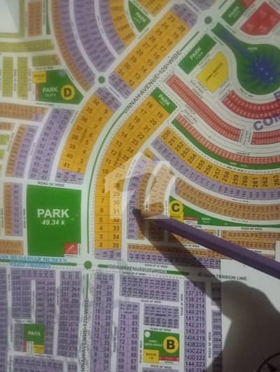 1 Kanal Residential Plot Available For Sale In Block C Palm City Gujranwala