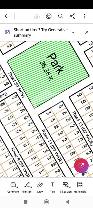 14 Marla Residential Plot In Park Road Housing Scheme Is Available