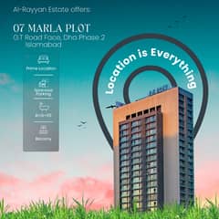 07 Marla On G. T Road Commercial Plot, For Sale In Dha Phase 2, Islamabad.