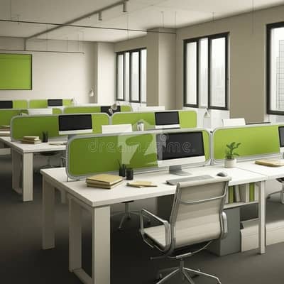 FULLY FURNISHED OFFICE IS AVAILABLE ON THE RENT INTHE COMMERCIAL BUILDING AT SHAHRE E FAISAL