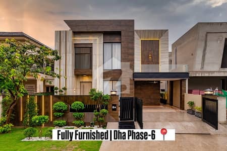 One Kanal Brand New Luxury Modern Design Fully Furnished House Available For Rent In DHA Phase 6 Hot Location