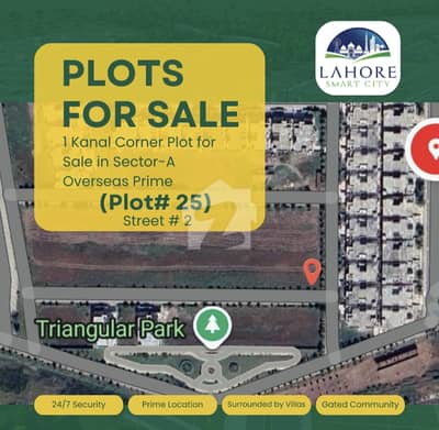 1 Kanal Corner Prime Location Plot In Possession Plot In Overseas Prime Block