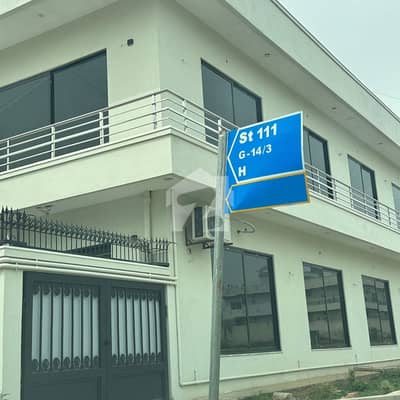 Prime Location Plot For Sale In Sector G-14/2 Islamabad Corner,