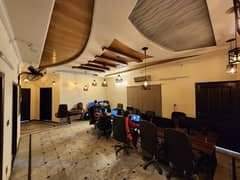 24 Marla Lower Portion 40 Persons Setting Fully Furnished Office use Available In Wapdatown Main Bulivered Lahore
