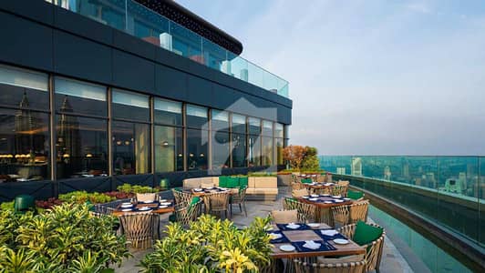 A Beuatiful Roof Top Of A Plaza Available For Restaurant. .