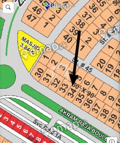 DHA Phase 5,Sector F,One Kanal Plot for Sale
