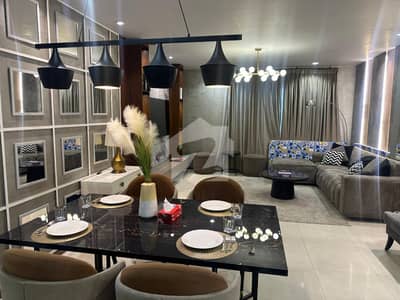 Luxury 1 Bedroom Fully Furnished Apartment Available for Rent in Penta Square, DHA Phase 5 Lahore.