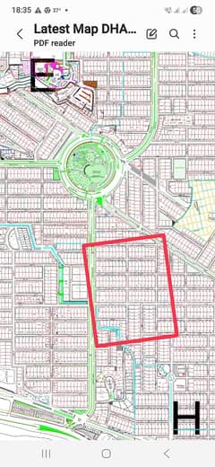 1 kanal CORNER plot in Block H for sale.