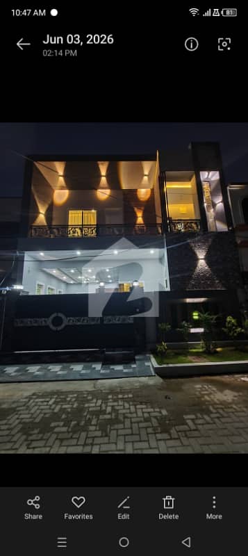 Beautiful double store house available for Sale in diamond city phease 1