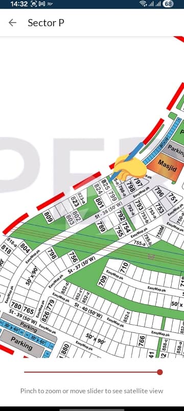 Centrally Located Residential Plot For Sale In Bahria Town Phase 8 - Block P Available