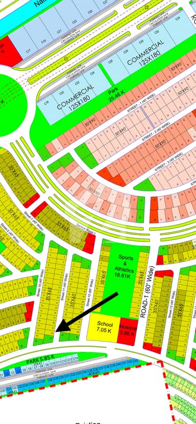 10 Marla Near To Park Plot For Sale