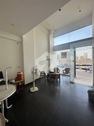 Beautiful Double Height Big Shop Available For Rent In Khalid Commercial ARea