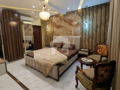 One Bedroom Studio Fully Furnished Flat Available For Rent In Facing Eiffel Tower View Bahria Town Lahore.