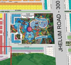 4 Marla Hot Location Facing Water Park Plot for Sale