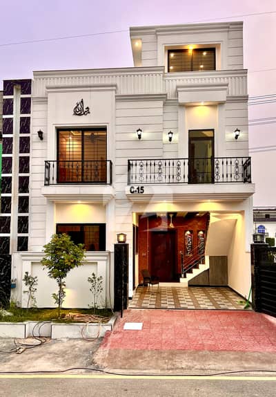 Brand New House For Sale Back Open Park. C block