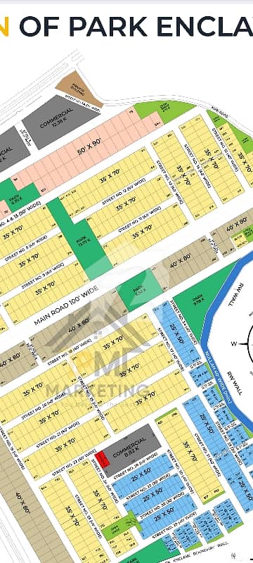 Park Enclave Pase 3 10 Marla Plot For Sale 2 Crore 25 Lac C D A Transfer Posetion Clear