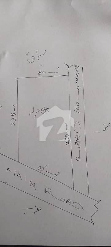 Corner 4 Kanal Commercial Plot For Sale In Mattital Road Mattital Road