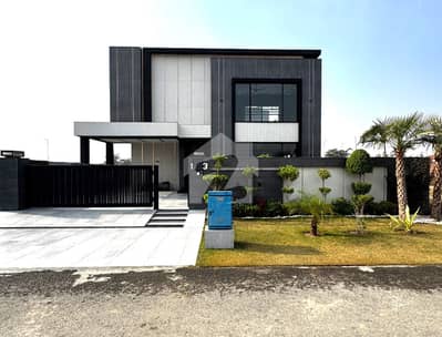 One Kanal Brand New Luxury Ultra-Modern Design Most Beautiful Bungalow 2 Servant Quarter In Basement For Sale At Prime Location Of DHA Lahore Near To Park Masjid McDonalds & Commercial Market