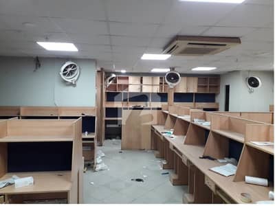 Sami Furnished Area 2200 Square Feet Brand New Corporation Office Available For Rent In Barket Market Garden Town Lahore