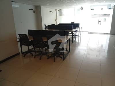 2400 Square Feet Semi-Furnished 2 Side Entrance Office For Rent Int Center G-9 Markaz