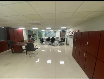 1st Floor Furnished Office With Car Parking For Rent