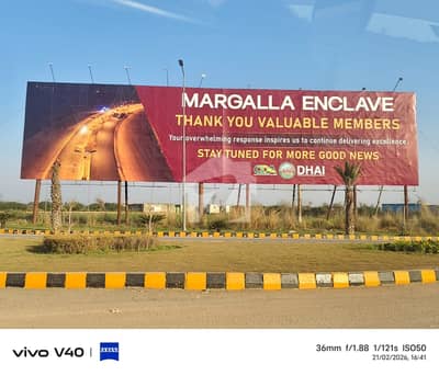 Margalla Enclave ME-1 Street 26 Plot. . . Three Years Installment Plan