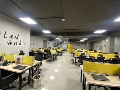 3700 SqftFully furnished 1st Floor For Rent Near Emporium Mall Johar Town