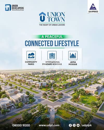 یونین ٹاؤن عبدالستار ایدھی روڈ,لاہور میں 6 مرلہ کمرشل پلاٹ 6.95 کروڑ میں برائے فروخت۔