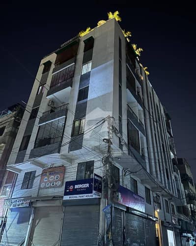 Tariq Road 3 Bed Room with lounge, with lease, with lift facility brand new building and not used for even one day