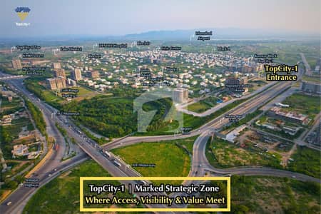 ٹاپ سٹی 1 اسلام آباد میں 11 مرلہ کمرشل پلاٹ 5.5 کروڑ میں برائے فروخت۔