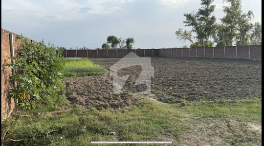 4 Kanal Farm House With Boundary Wall Plot For Sale In Gated Society