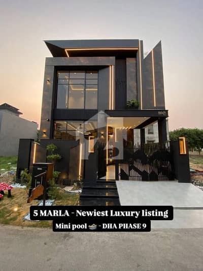 DHA 5 MARLA (THE CRUISE) Most Luxurious House With Pool N Water Falls