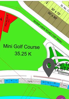 Marina Cimmercial Blvd Corner Back Open 6 Marla Pair Plots For Sale