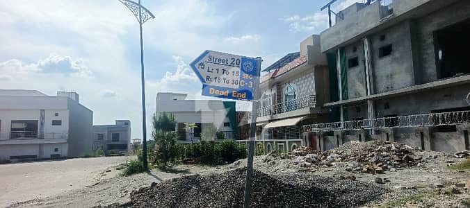 Plot For Sale Sector C3 10 Marla Possession Utilities Map Paid Near To Gate Bahria Enclave Islamabad