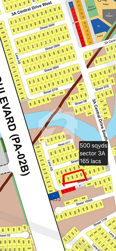 500 Sq Yards Plot For Sale In Sector -3A 500 Sq Yards Plot For Sale In Sector -3A