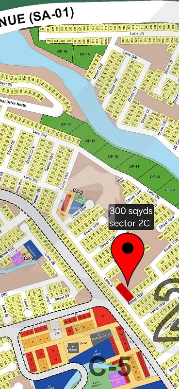 300 Sq. Yds. Plot for Sale in Sector 2C | DHA City Karachi