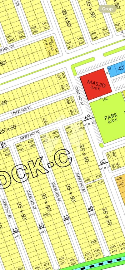 Plot Available For Sell In C Block Faisal Hills Near To Comercial 2nd To Corner