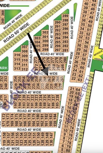 Citi Housing Phase 3 Block EE Near Dancing Fountain Food Street And Mosque Plot For Sale