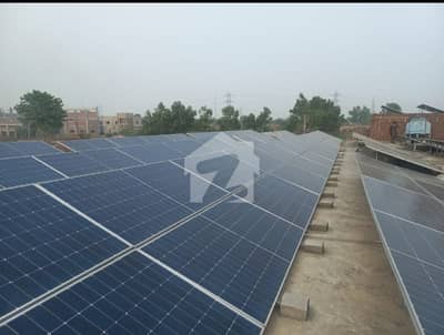 10 Kanal Factory Available For Rent With 120 Kva Solar System.