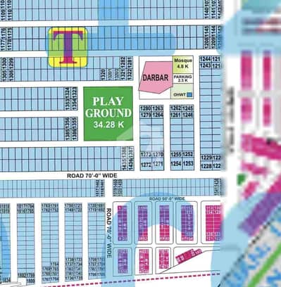 1 Kanal In Phase 7 Block T Near Carrefour Super Market Plot For Sale