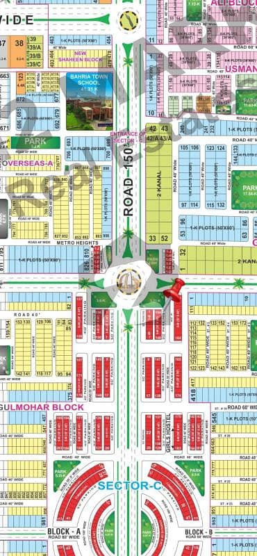 Hot Location Commercial Plot For Sale In Bahria.