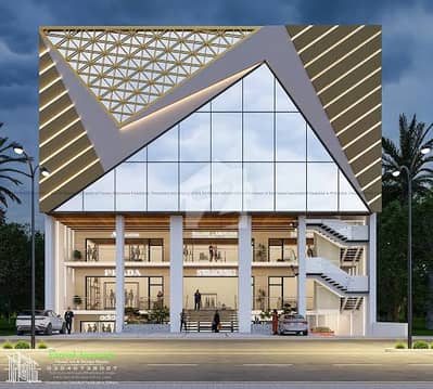 1 Kanal Plaza Available For Sale On Main Pwd Road Islamabad